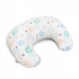 BOCIOLAND ; Poduszka do karmienia Rogal Dwustronna Fasolka BALONY