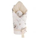 BOCIOLAND: ROŻEK OTULACZ NIEMOWLĘCY BAWEŁNIANY MIĘKKI SŁONIK