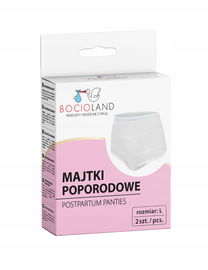 Bocioland Majtki poporodowe siateczkowe L 2 szt