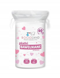 Bocioland ; Bawełniane płatki kosmetyczne 60 sztuk