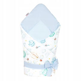 Bocioland Rożek Bawełniany 80x80cm Niebieski