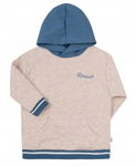Bluza dresowa z kapturem 86 Bembi szaro-niebieska