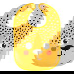 Canpol Babies: Śliniak zmywalny z kieszenią BabiesBoo gepard