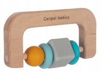 Canpol Babies: Gryzak Drewniano - Silikonowy