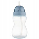 Canpol Babies: Bidon ze składaną rurką silikonową 270ml niebieski