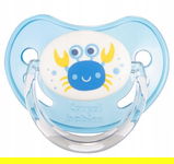 Canpol Babies: smoczek silikonowy, anatomiczny niebieski krab 0-6m