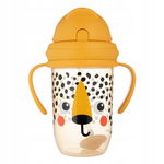 Canpol Babies: Kubek niekapek z rurką i odważnikiem 270 ml BabiesBoo gepard