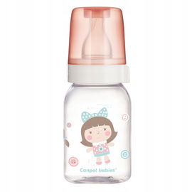 Canpol Butelka Szklana 120ml - Różowa