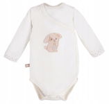 Body Newborn 46 ecru piesio dł. rękaw
