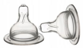 Canpol Smoczek do Butelki Silikonowej - Przepływ Szybki