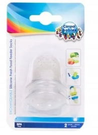 Canpol Wymienne Silikonowe Siateczki do Podawania Pokarmu