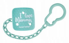 Canpol Łańcuszek do Smoczka - I Love Mummy Zielony
