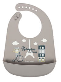 Canpol Silikonowy Śliniak z Kieszonką