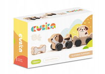 Cubika: Drewniana zabawka Mądre szczenięta