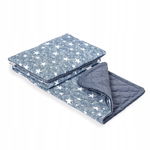Ceba Kocyk 75x100 z poduszką 30x40 Stars Blue
