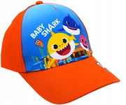 Czapka z daszkiem Baby Shark pomarańczowa 52