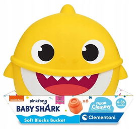 Clementoni - Wiaderko Miękkich Klocków Clemmy