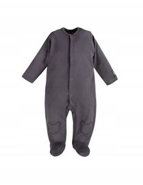 EEVI Pajac MAGIC z prążka grafitowy