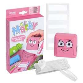 Diy Marky: Pieczątka Drukarenka do odzieży różowa