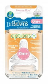 Dr Brown's Smoczek do Szerokiej Butelki Options+ Dla Wcześniaków 2szt