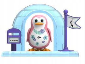 Dumel: DigiPenguins - Różowy Pingwin z Kwiatuszkami