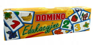 Domino Edukacyjne - Owoce i Liczby