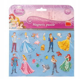 Dino - Magnetyczne Puzzle Księżniczki