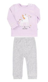 Dres welurowy Be Unicorn 68 liliowo szary