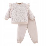 Eevi: Piżama Sweet Night Kwiatki Beż r. 86