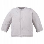 EEVI: Kaftan niemowlecy w gwiazdki szary 62
