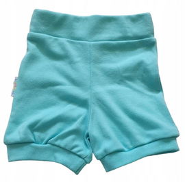 EEVI: Spodenki miętowe bawełniane krótkie rozmiar 80