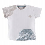 Eevi t-shirt dziecięcy biały bawełna rozmiar 74