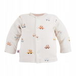 Kaftan niemowlęcy w misie ecru 062