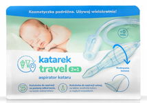 Katarek: Aspirator do nosa Katarek Trawel 2w1 do odkurzacza i ustny