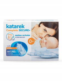 Katarek: Aspirator kataru Complete Secure+ z solą fizjologiczną