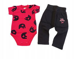 Komplet spodenki i body MROFI słoniki 68