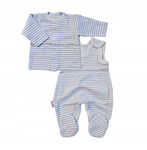 Komplet niemowlęcy śpioch i kaftan Eevi 50 w paski