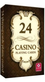 Karty Casino - Karty do Gry 24 Brązowe