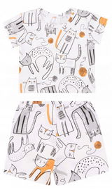 Komplet bawełniany krótkie spodenki + koszulka 92