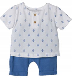 Komplet bawełn. Boby spodenki + koszulka 86 denim