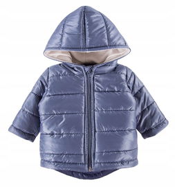 Kurtka Wiosenna Jump z kapturem niebieska 68