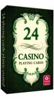 Karty Casino - karty do gry 24 zielone