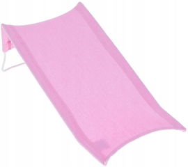 Leżaczek Kąpielowy Wysoki 100% Bawełna - Różowy