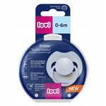 Lovi: Smoczek silikonowy dynamiczny Prime 0-6m 1szt. Baby Blue