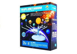 Lean Zestaw Kreatywny Planety Do Złożenia i Pomalowania Słońce 20 El.