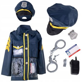 Lean Strój Policjanta z Akcesoriami 8 el