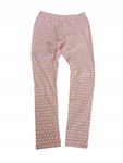 Legginsy dziewczęce Bembi 134 różowe w serduszka