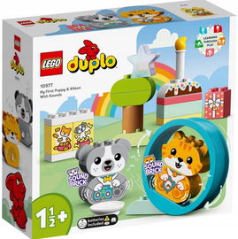 Lego DUPLO Mój pierwszy szczeniak i kotek 10977