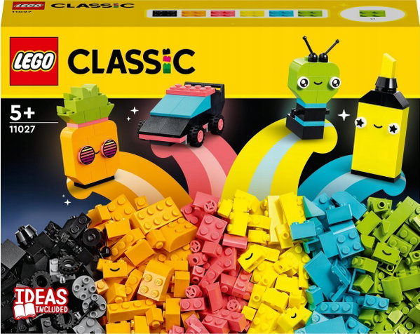 LEGO Classic 11027 Zabawa Neonowymi Kolorami