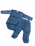 Makoma: Komplet bawełniany body + półśpioch Stars r. 62